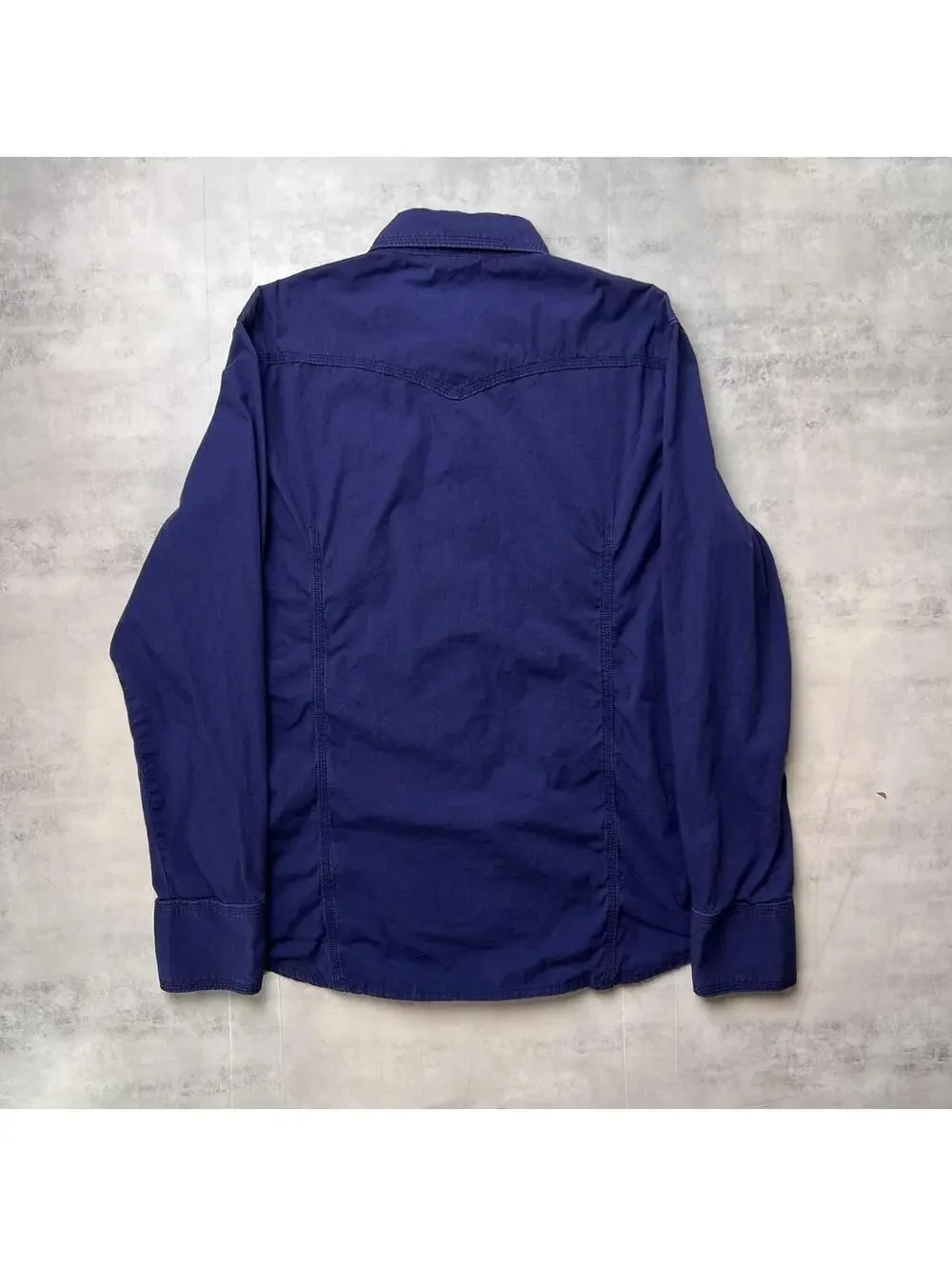 Y2K Purple True Religion Grunge Long Sleeve Button Up Shirt